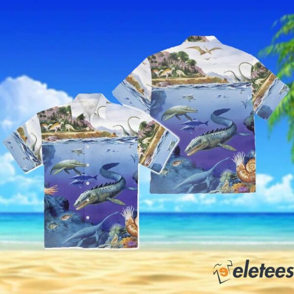 Dinosaurs Population Aloha Hawaiian Shirt