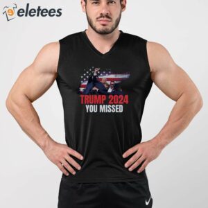 Donald Trump Bloody Ear You Missed Shirt 2