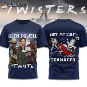Glen Powell Twiste Not My First Tornadeo Shirt1