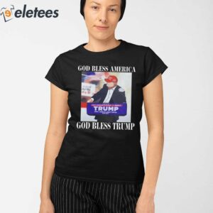 God Bless America God Bless Trump Shirt 2
