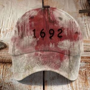 Halloween Bloody 1692 Print Hat