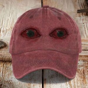 Halloween Eyes Print Hat