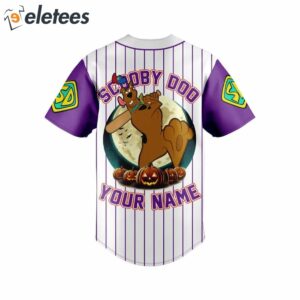 Happy Halloween Scooby Doo Custom Name Baseball Jersey2