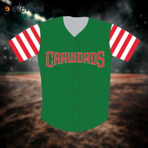 Hickory Crawdads Christmas Jersey Giveaway 20241