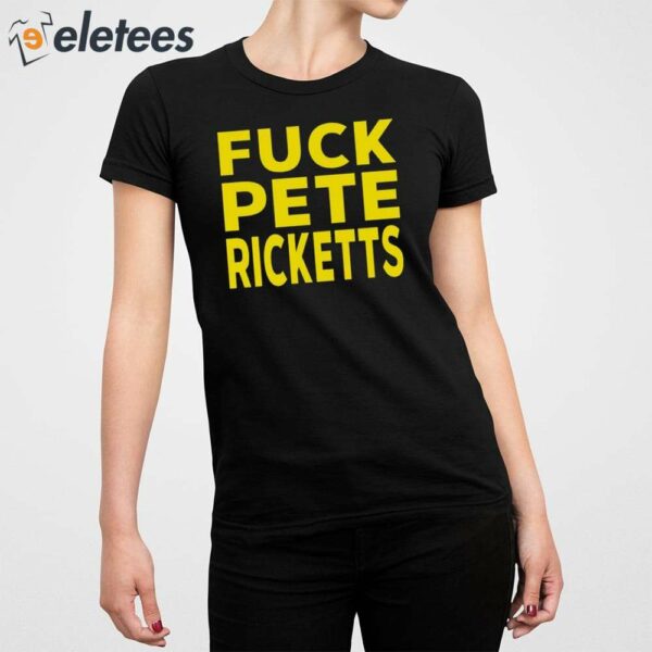 Jamie Bonkiewicz Fuck Pete Ricketts Shirt