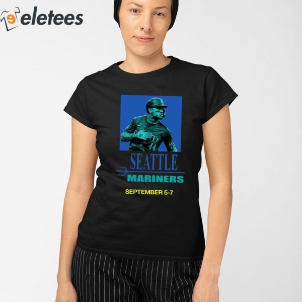 Julio Rodriguez Mariners September 5-7 Shirt