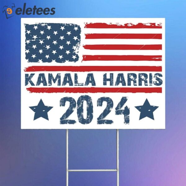 Kamala Harris 2024 Yard Sign Presidential Election