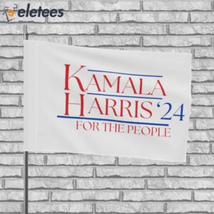 Kamala Harris 24 For The People Flag