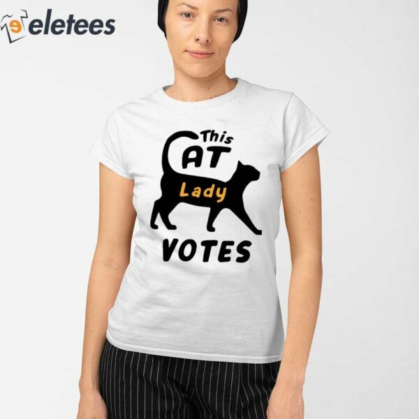 Kamala Harris This Cat Lady Votes Shirt