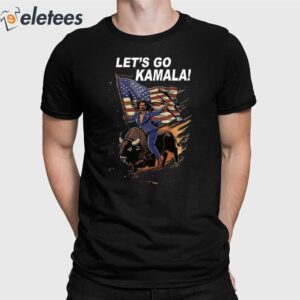 Let’s Go Kamala Harris Bull Riding Shirt