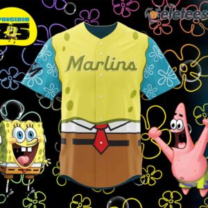 Marlins SpongeBob Baseball Jersey Giveaway 2024