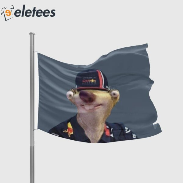 Max Verstappen Sid The Sloth Flag