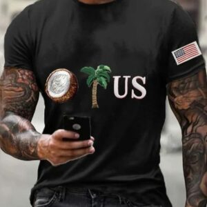Mens Coconut US Printed T Shirt1