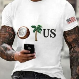 Mens Coconut US Printed T Shirt2