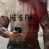 Men’s Halloween He’s Fine Print T-Shirt