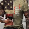 Men’s Make America Godly Again Print T-Shirt