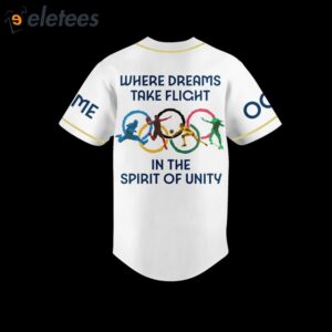 Olympic Paris 2024 Where Dreams Take Flight In The Spirit Of Unity Baseball Jersey2