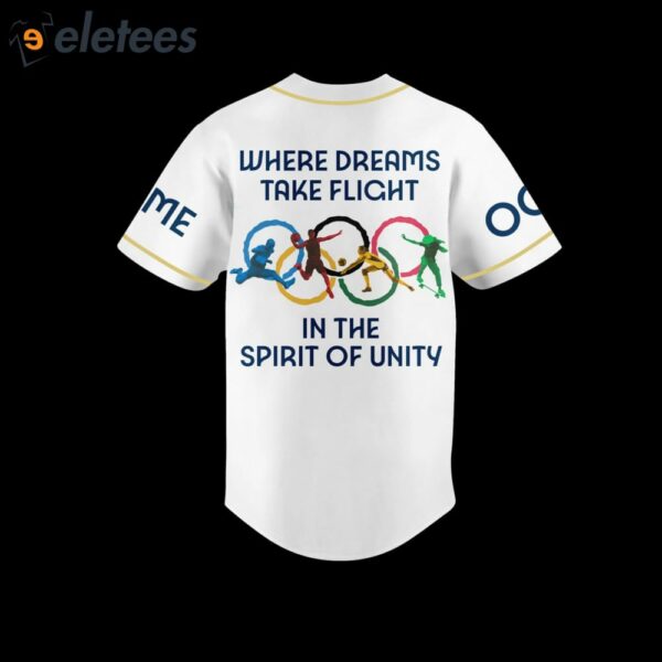 Olympic Paris 2024 Where Dreams Take Flight In The Spirit Of Unity Baseball Jersey