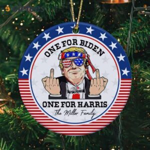 One For Biden One For Harris Personalized Ornaments2