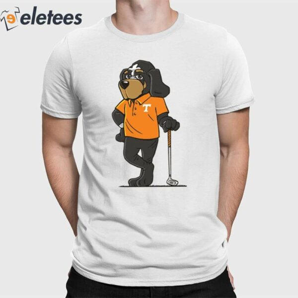 Peyton Manning Vol Golf Swinging Smokey Shirt