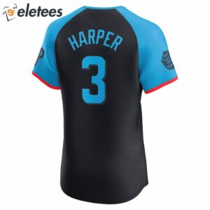 Phillies National League Bryce Harper 2024 All Star Game Elite Player Jersey2