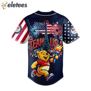 Pooh Team USA Olympics Baseball Jersey2
