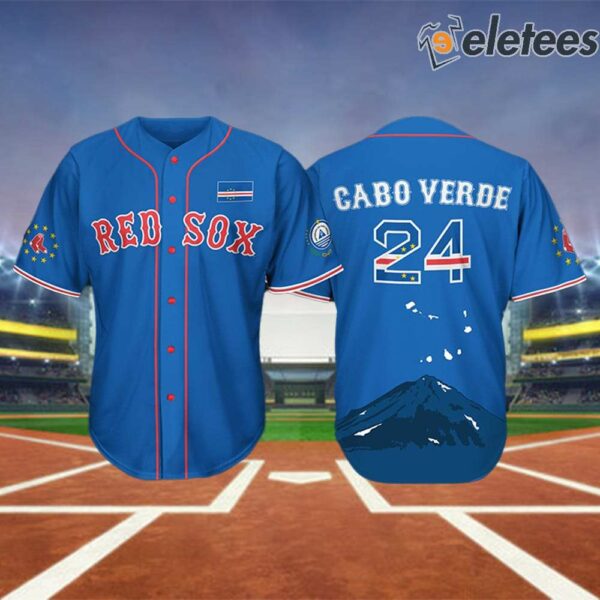 Red Sox Cabo Verdean Jersey 2024 Giveaway