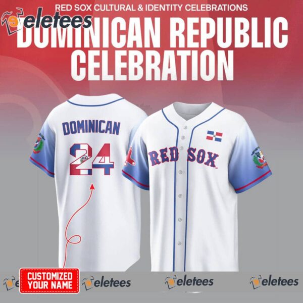 Red Sox Dominican Republic Celebration 2024 Jersey