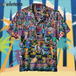 Retro Dog Show Hawaiian Shirt