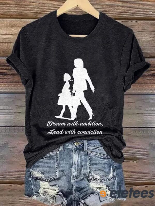 Retro Dream With Ambition Print T-Shirt
