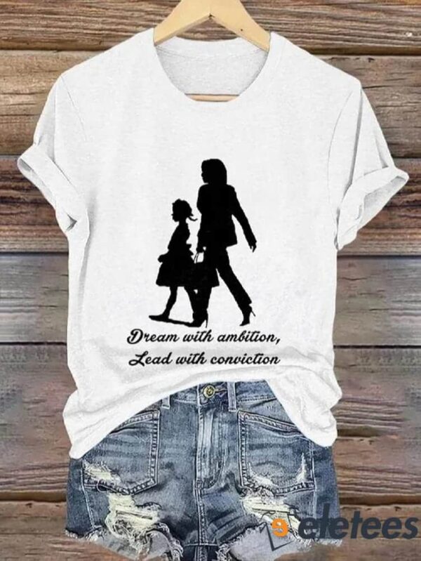 Retro Dream With Ambition Print T-Shirt