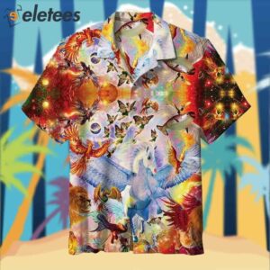 Retro Fantasy Animals Hawaiian Shirt