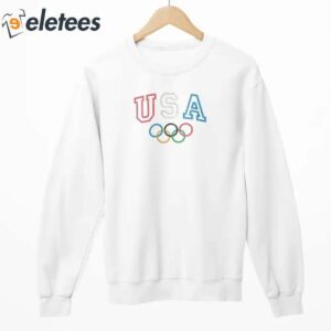 Retro Team USA Olympics Embroidered Sweatshirt 1