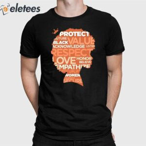 Ryan Clark Servedfresh Protect Black Women Shirt