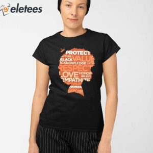 Ryan Clark Servedfresh Protect Black Women Shirt 2