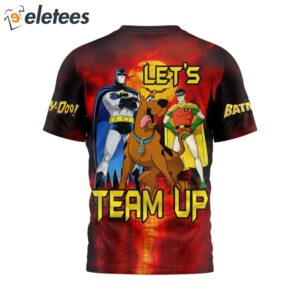 SCOOBY DOO and BATMAN Lets Team Up 3D Shirt2