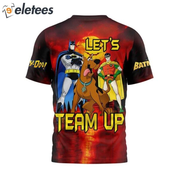 SCOOBY DOO and BATMAN Let’s Team Up 3D Shirt