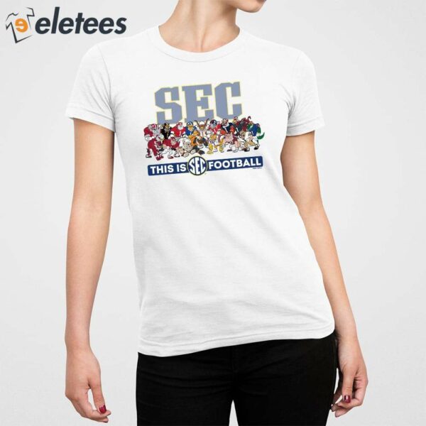 SEC Mascots This Is Football Shirt