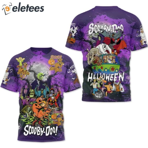 Scooby-Doo Halloween All Over Print Hoodie