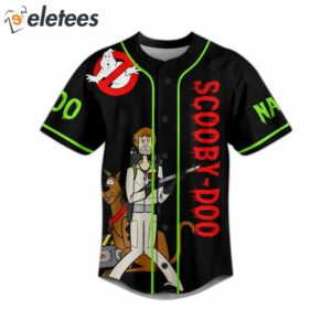 Scooby Doo I Doo Afraid Of Ghost Baseball Jersey1