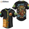 Scooby Doo Run Pizza Ghost Ruh-Roh Baseball Jersey