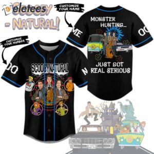 Scoobynatural Monster Hunting Just Got Real Serious Baseball Jersey