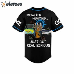 Scoobynatural Monster Hunting Just Got Real Serious Baseball Jersey2