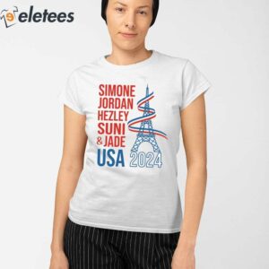 Simone Jordan Hezley Suni Jade USA Paris 2024 Shirt 2