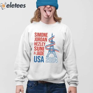 Simone Jordan Hezley Suni Jade USA Paris 2024 Shirt 4