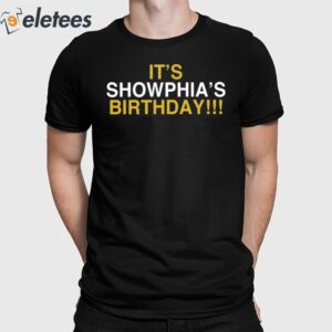 Sophia Minnaert It's Showphia's Birthday Shirt