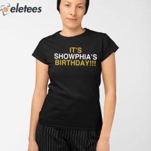 Sophia Minnaert Its Showphias Birthday Shirt 2