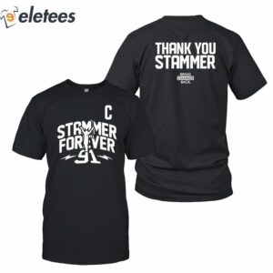 Stammer Forever 91 Thank You Stammer Shirt