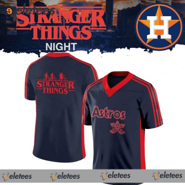 Stranger Things Night Astros Jersey 2024 Giveaway