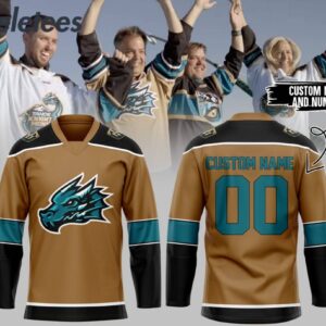 Tahoe Knight Monsters Gold Replica Jersey
